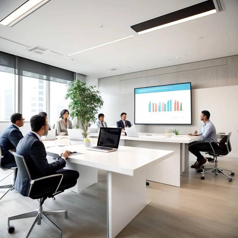 Participants in a professional skills workshop